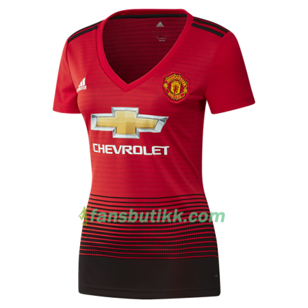 Fotballdrakt Manchester United Dame Hjemmetrøye 2018-2019 Kortermet